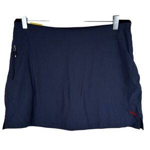 Avia Blue Woven Skort Size Small Stretch Waist Active Tennis Golf Skirt Casual